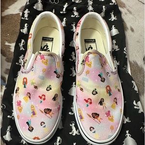Disney 100 slip on vans